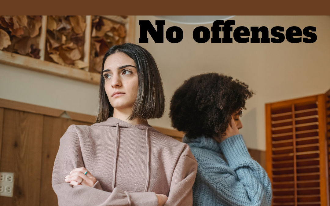 3 Steps on How to be free from offenses